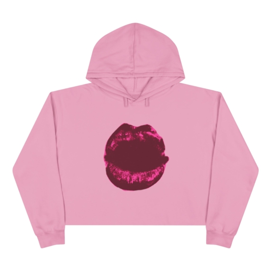 Crop Hoodie - Ooooh she said - Image 2